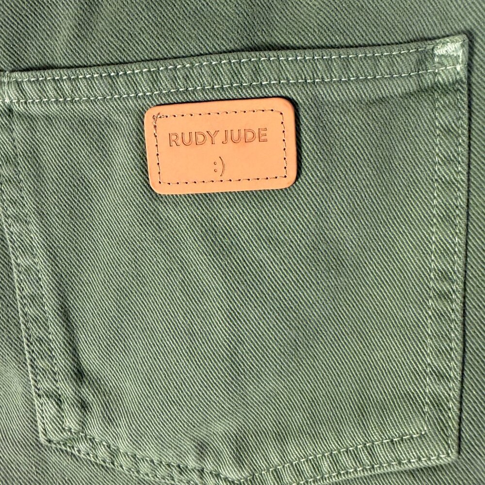 Rudy Jude Green Utility Jeans Brand New Size 3 - Picture 4 of 10